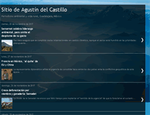 Tablet Screenshot of agustindelcastillo.com